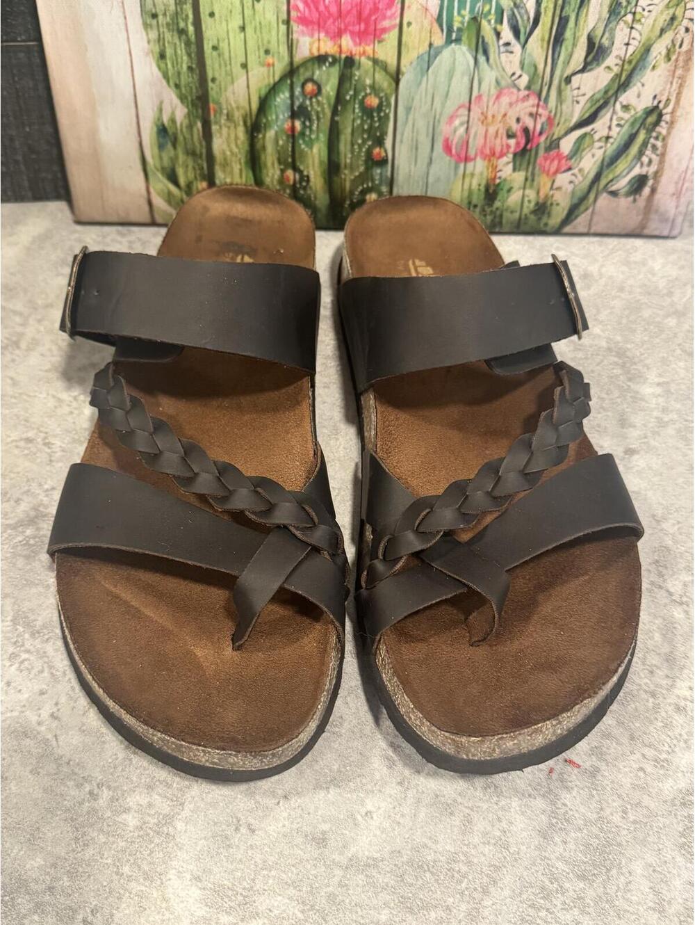 Cliffs by White Mountain black Sandals woman’s size 8.5